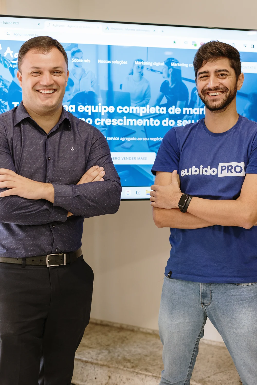 Sandro e Vinícius, da AgNumo